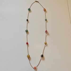 Kate Spade long multicolored necklace